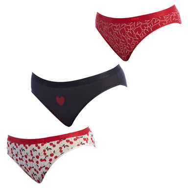 Pack-3 Stretch Cotton Briefs D4C17 for Women
