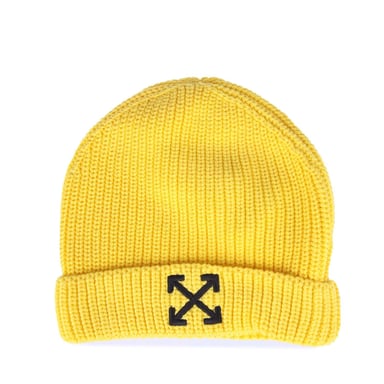 Accessories Off White Juniors Arrow Beanie in Yellow
