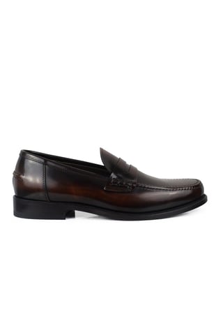 Alberto Leather loafers shoes Brown