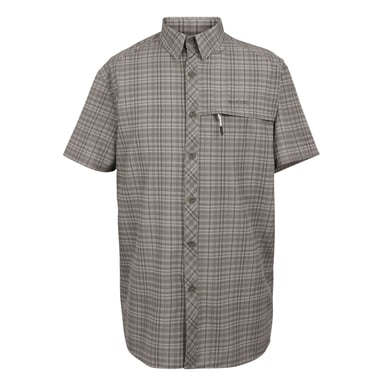Regatta Mens Checked Packaway Travel Shirt (Treetop)