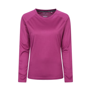 Mountain Warehouse Womens/Ladies Endurance Long-Sleeved Top (Purple)
