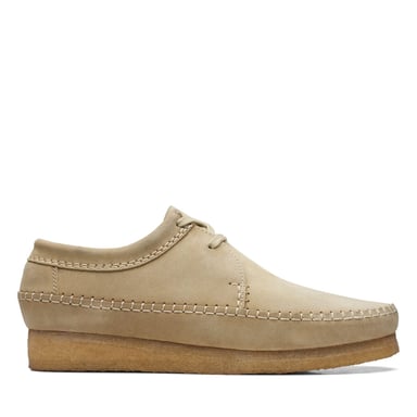 Clarks Weaver Suède herenschoenen in bruin
