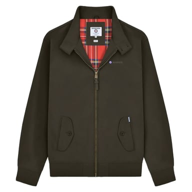 Lambretta Harrington heren douchebestendig jack (Kaki Bruin)