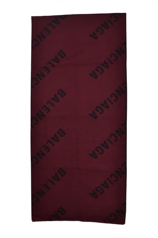 Balenciaga Scarf Burgundy