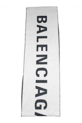 Balenciaga Scarf White