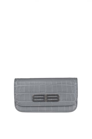 Balenciaga Wallet chain Gossip Grey