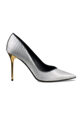 Balmain Pumps Ruby Silver