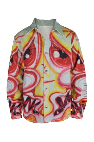 Heron Preston Multicolored denim jacket Multicolor