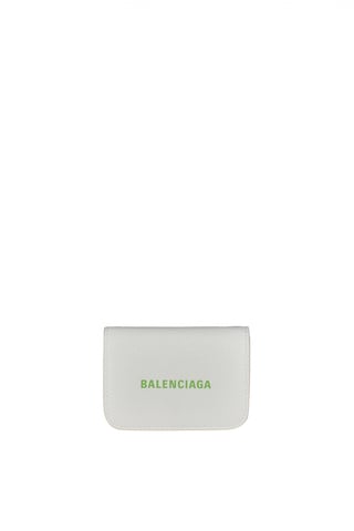 Balenciaga Wallet Cash Mini White