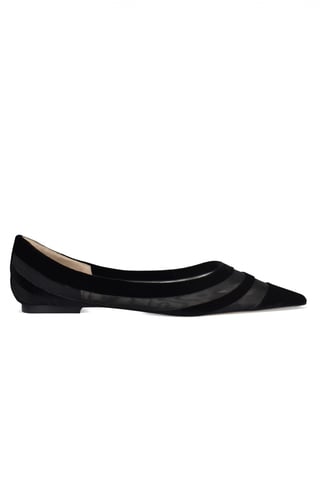Jimmy Choo Love Ballerinas Black