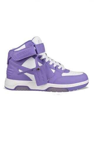 Off-White Out of Office Mid Sneakers Purple