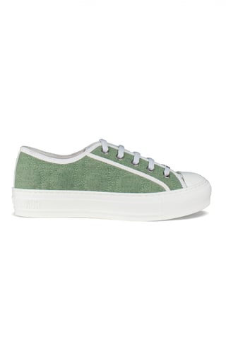 Dior Walk'N Faded Cannage Sneakers Green
