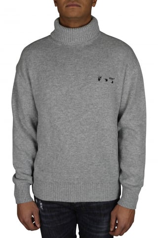 Off-White Turtleneck sweater Grey