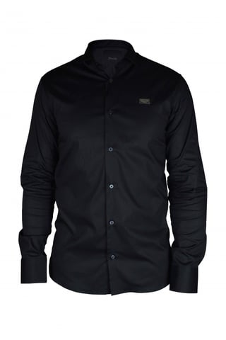 Philipp Plein Diamond Cut LS Iconic shirt Black