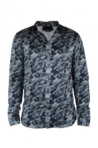 Philipp Plein LS Camouflage shirt Grey