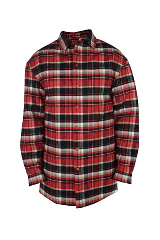 Balenciaga Checked shirt Red