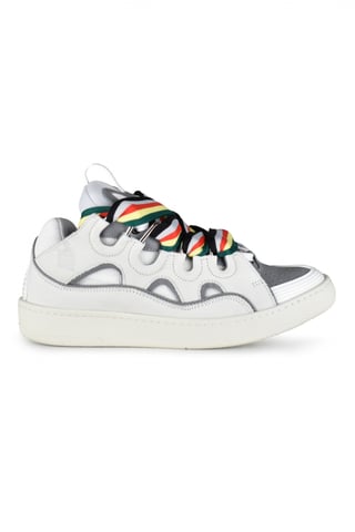 Lanvin Curb Sneakers White