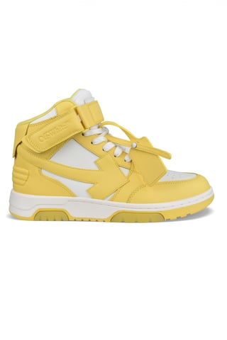 Off-White Out of Office Mid Sneakers Yellow