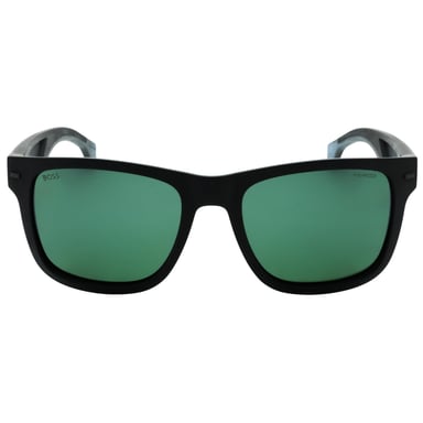 Hugo Boss groene gepolariseerde HC OL-lens matzwarte zonnebril
