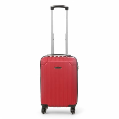 Hårt skal Röd ABS 8 hjul Undersits Cabin Bagage resväska