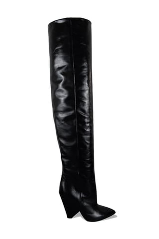 Saint Laurent Niki 105 over-the-knee boots Black