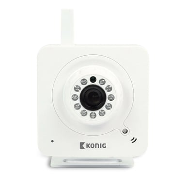 Aquarius Konig Enhanced Indoor Plug-and-Play IP camera, White