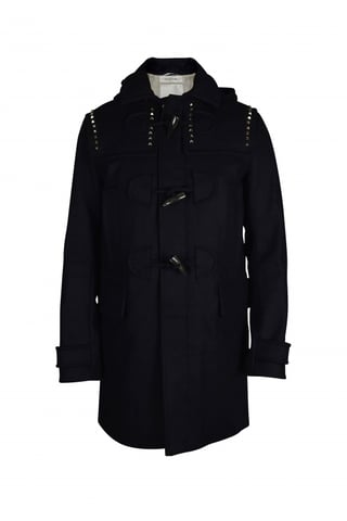 Valentino Garavani Coat Rockstud Untitled Black