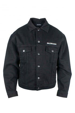 Balenciaga Denim jacket Black