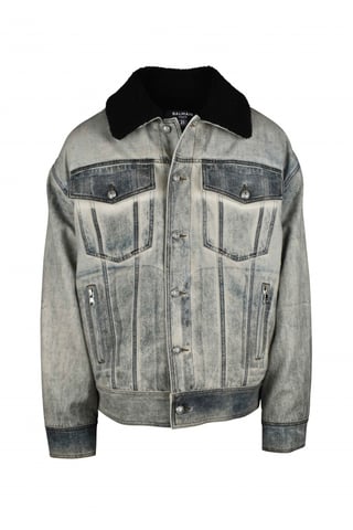 Balmain Denim jacket Blue
