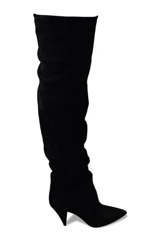 Saint Laurent Era 85 over-the-knee boots Black