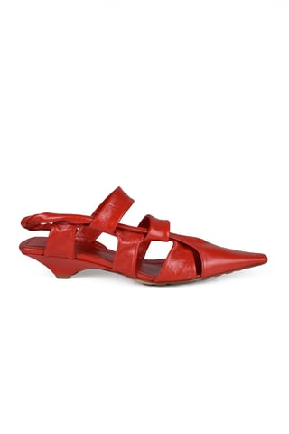 Bottega Veneta Sandals BV Point Red