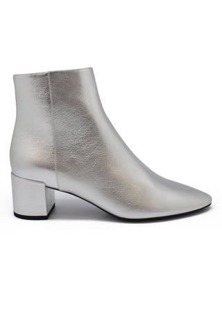 Saint Laurent Loulou 50 ankle boots Silver