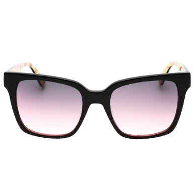 Kate Spade Harlow/G/S grijze fuchsia lens zwarte zonnebril