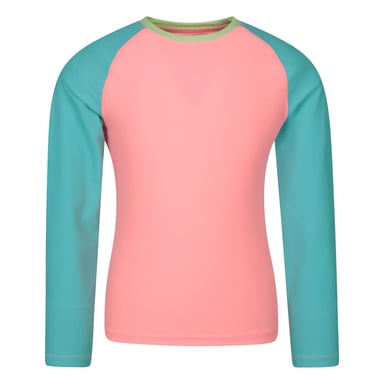 Mountain Warehouse Childrens/Kids Long-Sleeved Rash Top (Turquoise)