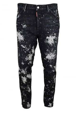 Dsquared2 Relax Long Crotch Jean Black