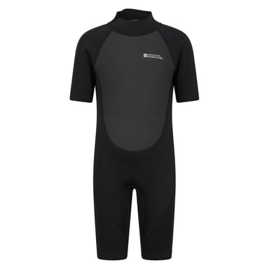 Mountain Warehouse Childrens/Kids Shorty Logo Wetsuit (Black)