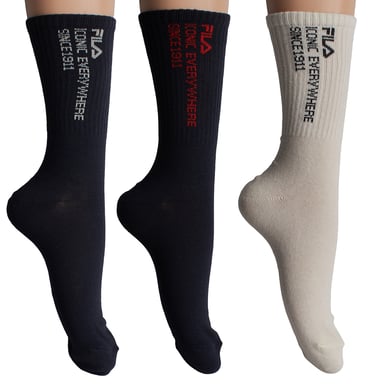 Pack of 3 Long Cotton Socks F3606 for Women