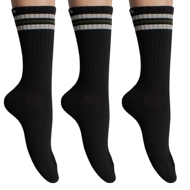 Pack of 3 Long Cotton Socks F5604 for Men and Women