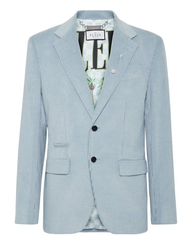 Velvet Gabardine Blazer Flicky Fit