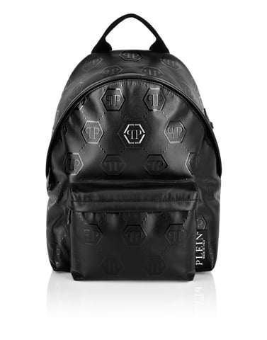 Nappa Backpack Embossed Monogram
