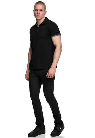 Contrast Polo Pique Shirt Regular Fit