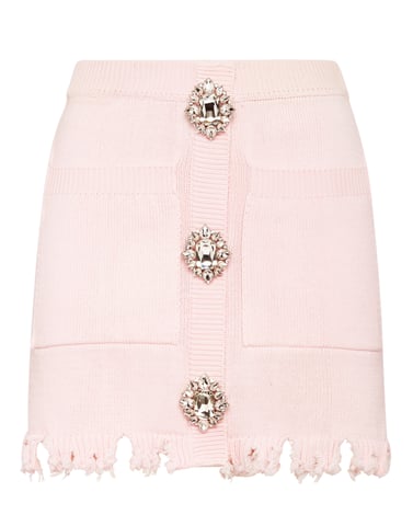 Knit Short Skirt Monogram