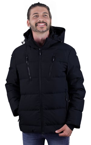 Men's Warm Down Jacket Winter Jacket Black