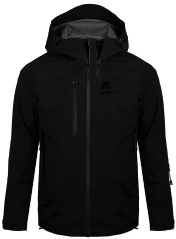Men's 3-Layer Hardshell Hiking Jacket Black