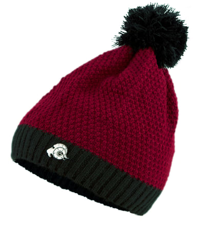 Unisex Winter Hat with Bobble and Fleece Lining
