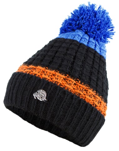 Unisex Winter Hat with Bobble and light Fleece Lining