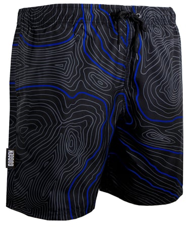Men's Swim Trunks Stripes Casual Board Shorts Lines Pattern