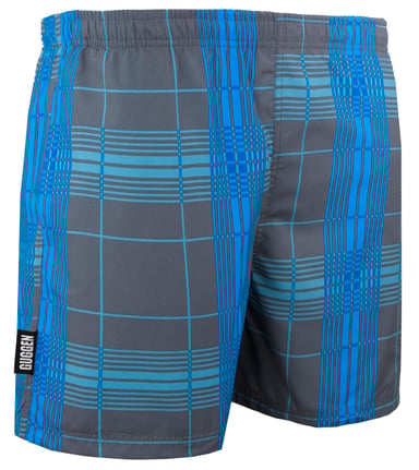 Men's Checkered Swim Trunks