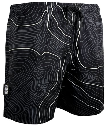 Men's Swim Trunks Stripes Casual Board Shorts Lines Pattern