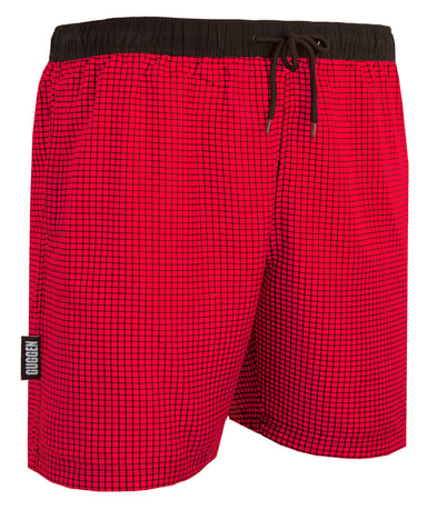 Men's Checkered Swim Trunks